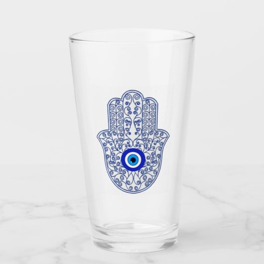 Hamsa Glass Cup Glas (Vorderseite)