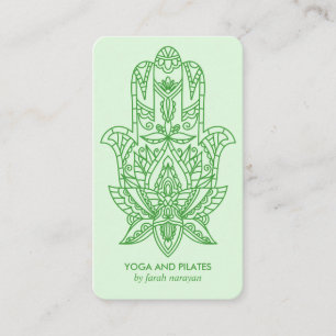 Hamsa   Green Wellness Wellness-Center Massage Yog Visitenkarte