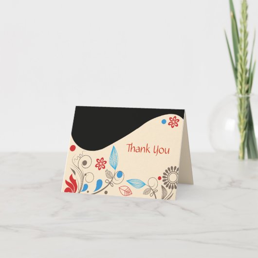 HAMSA HAND Bat Mitzvah Danke Karte (Vorderseite)