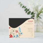 HAMSA HAND Bat Mitzvah Einladungskarte Einladung (Stehend Vorderseite)