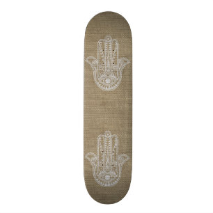 HAMSA Hand des Fatima-Symbolamuletts Skateboard
