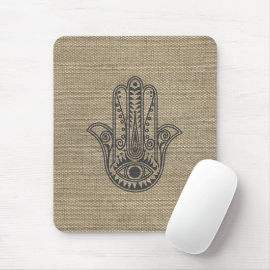 HAMSA Hand des Fatima-Symbols Amulet Mousepad (Mit Mouse)
