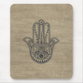 HAMSA Hand des Fatima-Symbols Amulet Mousepad (Vorne)