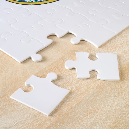 HAMSA Hand des Fatima-Symbols Puzzle (Seite)