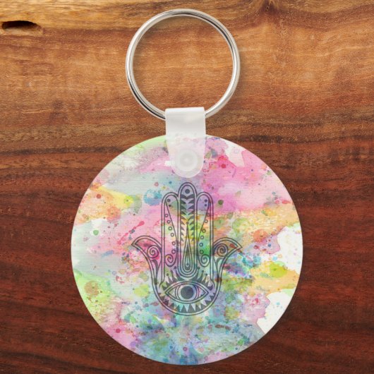 HAMSA Hand des Fatima-Symbols Schlüsselanhänger (Vorderseite)