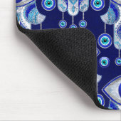 Hamsa Hand-Evil Eye Pattern Mousepad (Ecke)