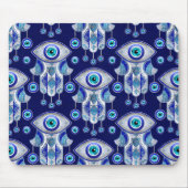 Hamsa Hand-Evil Eye Pattern Mousepad (Vorne)