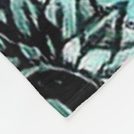 Hamsa Hand Fatima Evil Eye Art Fleecedecke (Ecke)