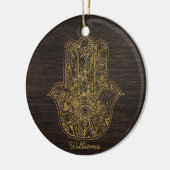 HAMSA Hand Fatima Symbol Amulet Design Keramik Ornament (Links)