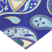 Hamsa Hand - Hand Fatima Muster Blaue Mineralien Kurzer Tischläufer (Ecke)