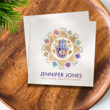 Hamsa Hand - Hand of Fatima in Lotus mandala