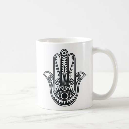 Hamsa Hand Kaffeetasse (Rechts)