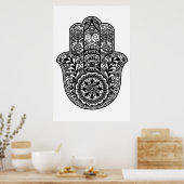 Hamsa Hand Print Poster (Küche)