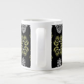 Hamsa Hand Protection Art Jumbo-Tasse (Rückseite)