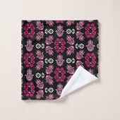 Hamsa-Hand-Schutz-Kunst Badhandtuch Set (Waschlappen)