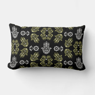 Hamsa-Hand-Schutz-Kunst Lendenkissen