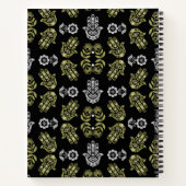 Hamsa-Hand-Schutz-Kunst Notizblock (Rückseite)