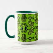 Hamsa-Hand-Schutz-Kunst Tasse (Links)