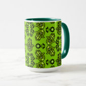 Hamsa-Hand-Schutz-Kunst Tasse (VorderseiteRechts)