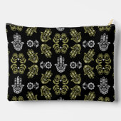 Hamsa-Hand-Schutz-Kunst Zubehörtasche (Rückseite)