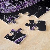 Hamsa Hand - Silber und Amethyst Puzzle (Seite)