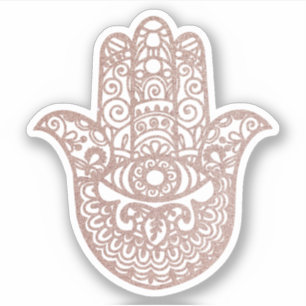 Hamsa Hand Viel Glück Aufkleber