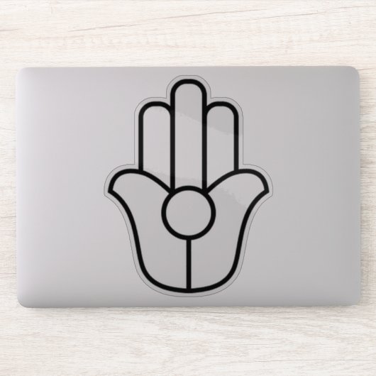 Hamsa Hand von Fatima Aufkleber (Computer)