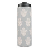 Hamsa Hand von Fatima Thermosbecher (Vorderseite)