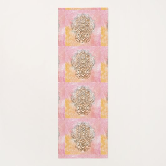 Hamsa Hand Yogamatte (Rückseite)