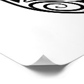 Hamsa Hand Zendoodle 2 Poster (Ecke)