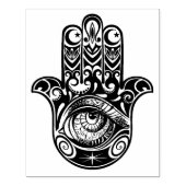 Hamsa Hand Zendoodle Gummistempel (Prägung)