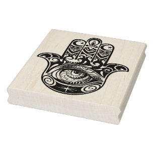 Hamsa Hand Zendoodle Gummistempel
