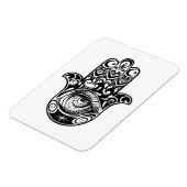Hamsa Hand Zendoodle Magnet (Linke Seite)