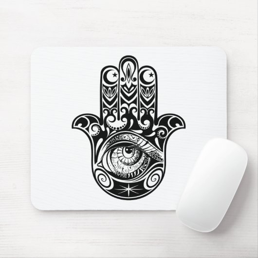 Hamsa Hand Zendoodle Mousepad (Mit Mouse)