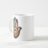 Hamsa Handklassische Tasse, 11 oz Kaffeetasse (Vorderseite Links)