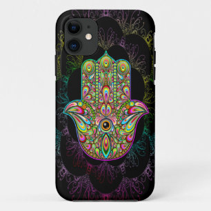 Hamsa Handpsychedelische Kunst Case-Mate iPhone Hülle