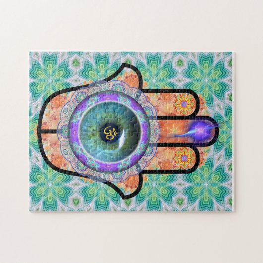 Hamsa Harmony Puzzle (Horizontal)