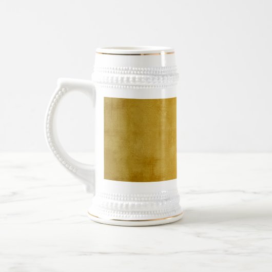 Hamsa Hört Blume Opal Art on Gold Bierglas (Links)