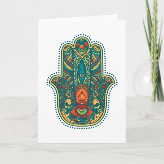 Hamsa Karte (Vorderseite)