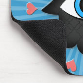Hamsa khamsa Auge in der Hand der Göttin Mousepad (Ecke)