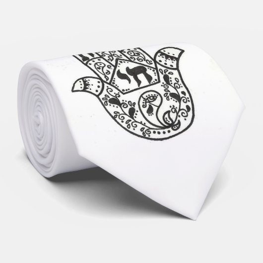Hamsa Krawatte (Gerollt)