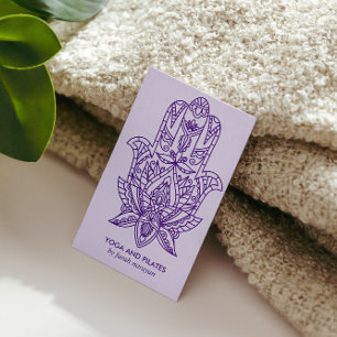 Hamsa Lila Wellness Wellness-Center Massage Yoga Visitenkarte