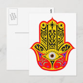 Hamsa - Magic Hamsa Postkarte (Vorne/Hinten)