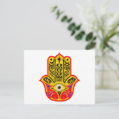 Hamsa - Magic Hamsa Postkarte (Stehend Vorderseite)