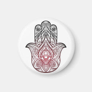 Hamsa mit bohischem Muster Magnet
