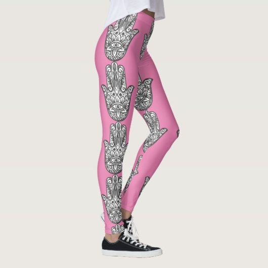 Hamsa Pink Leggings (Rechts)