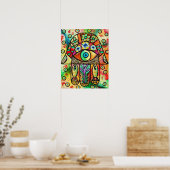 Hamsa Poster vom Toten Meer (Küche)
