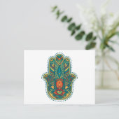 Hamsa Postkarte (Stehend Vorderseite)