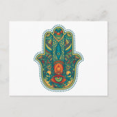 Hamsa Postkarte (Vorderseite)