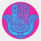 Hamsa Runder Aufkleber (Vorderseite)